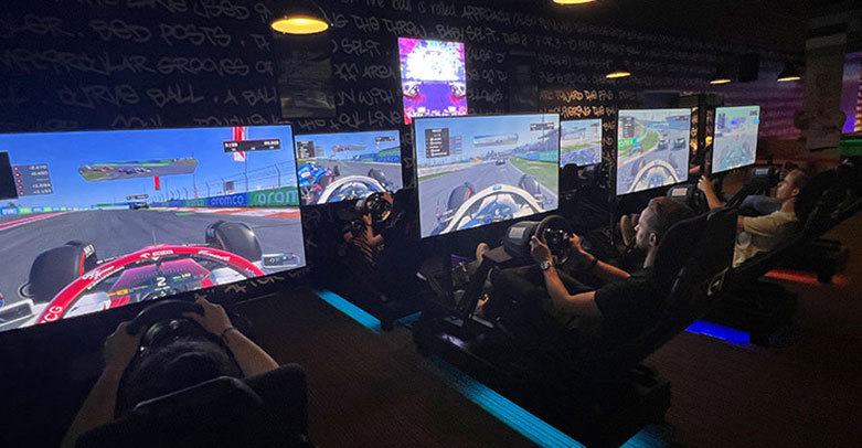simulatie racen bij RacePark