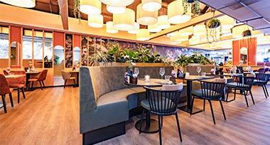Interieur van het restaurant